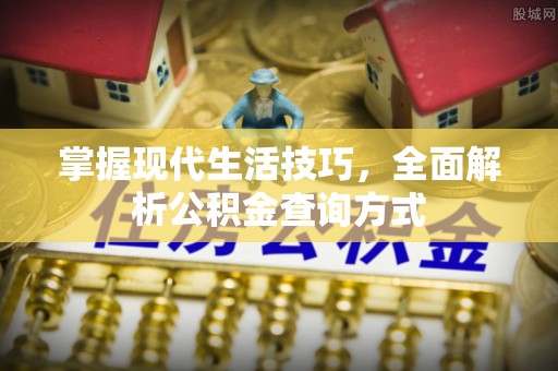 杨浦掌握现代生活技巧，全面解析公积金查询方式