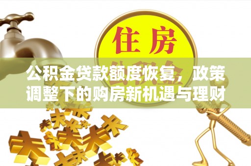 杨浦公积金贷款额度恢复，政策调整下的购房新机遇与理财规划