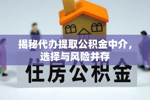 杨浦揭秘代办提取公积金中介，选择与风险并存
