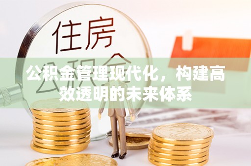 杨浦公积金管理现代化，构建高效透明的未来体系