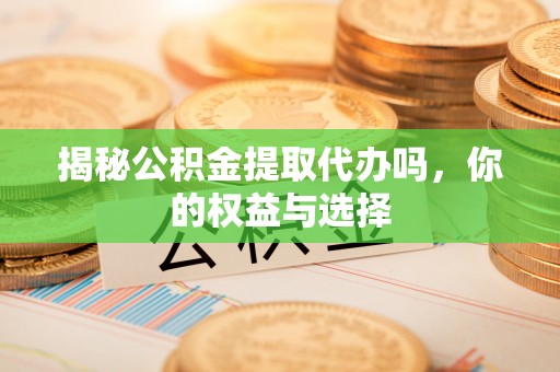 杨浦揭秘公积金提取代办吗，你的权益与选择