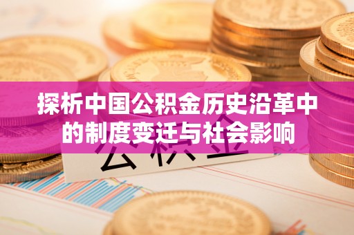 杨浦探析中国公积金历史沿革中的制度变迁与社会影响