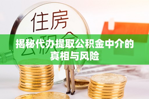 杨浦揭秘代办提取公积金中介的真相与风险