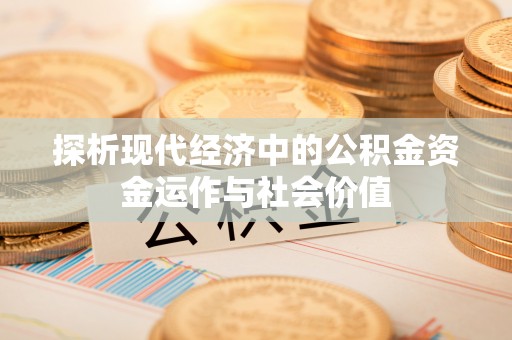 杨浦探析现代经济中的公积金资金运作与社会价值