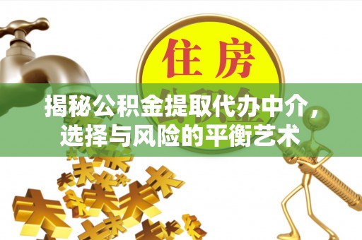 杨浦揭秘公积金提取代办中介，选择与风险的平衡艺术