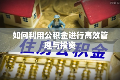 杨浦如何利用公积金进行高效管理与投资