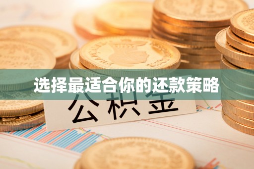 杨浦选择最适合你的还款策略